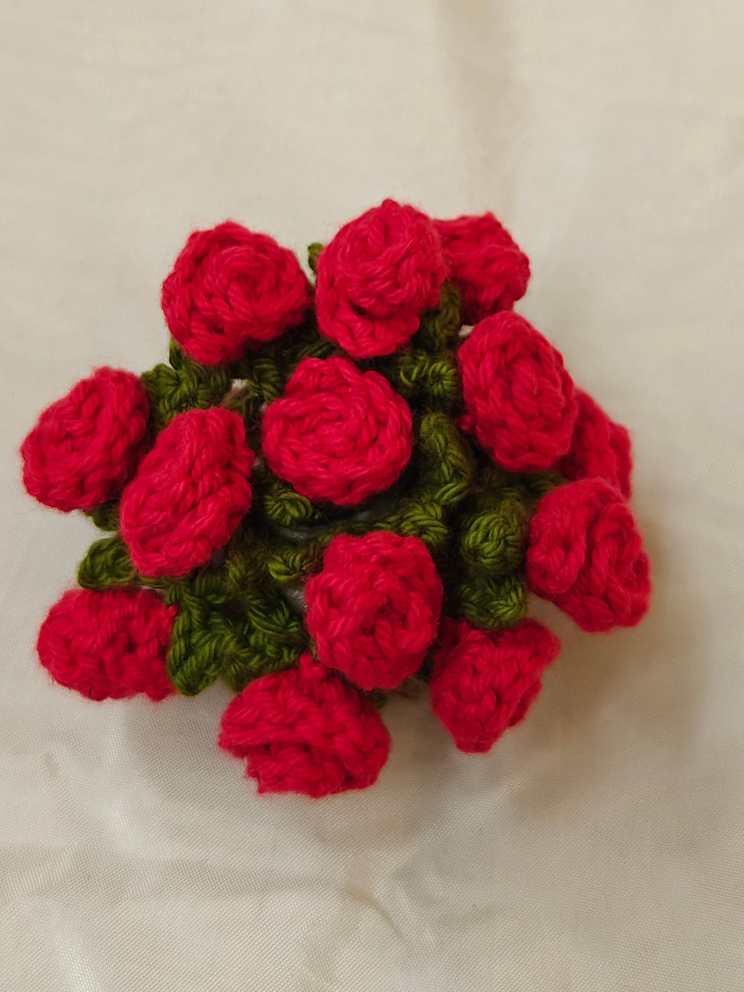 Rose Pot Coaster CrochetByte