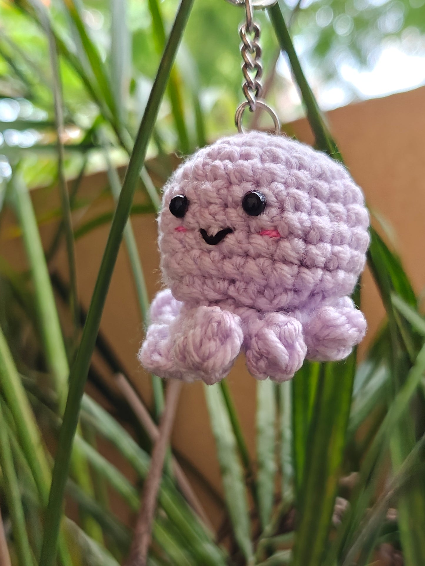 Octopus Keychain CrochetByte