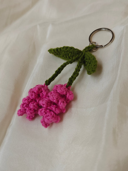 Lavender Keychain CrochetByte
