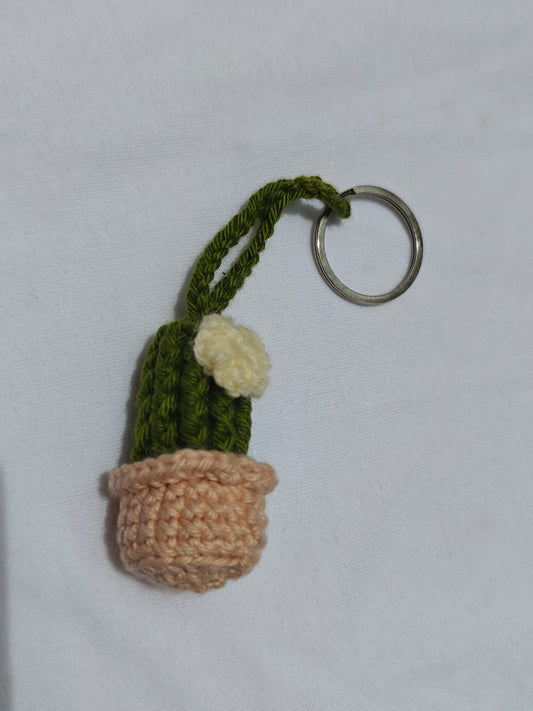 Cactus Keychain CrochetByte