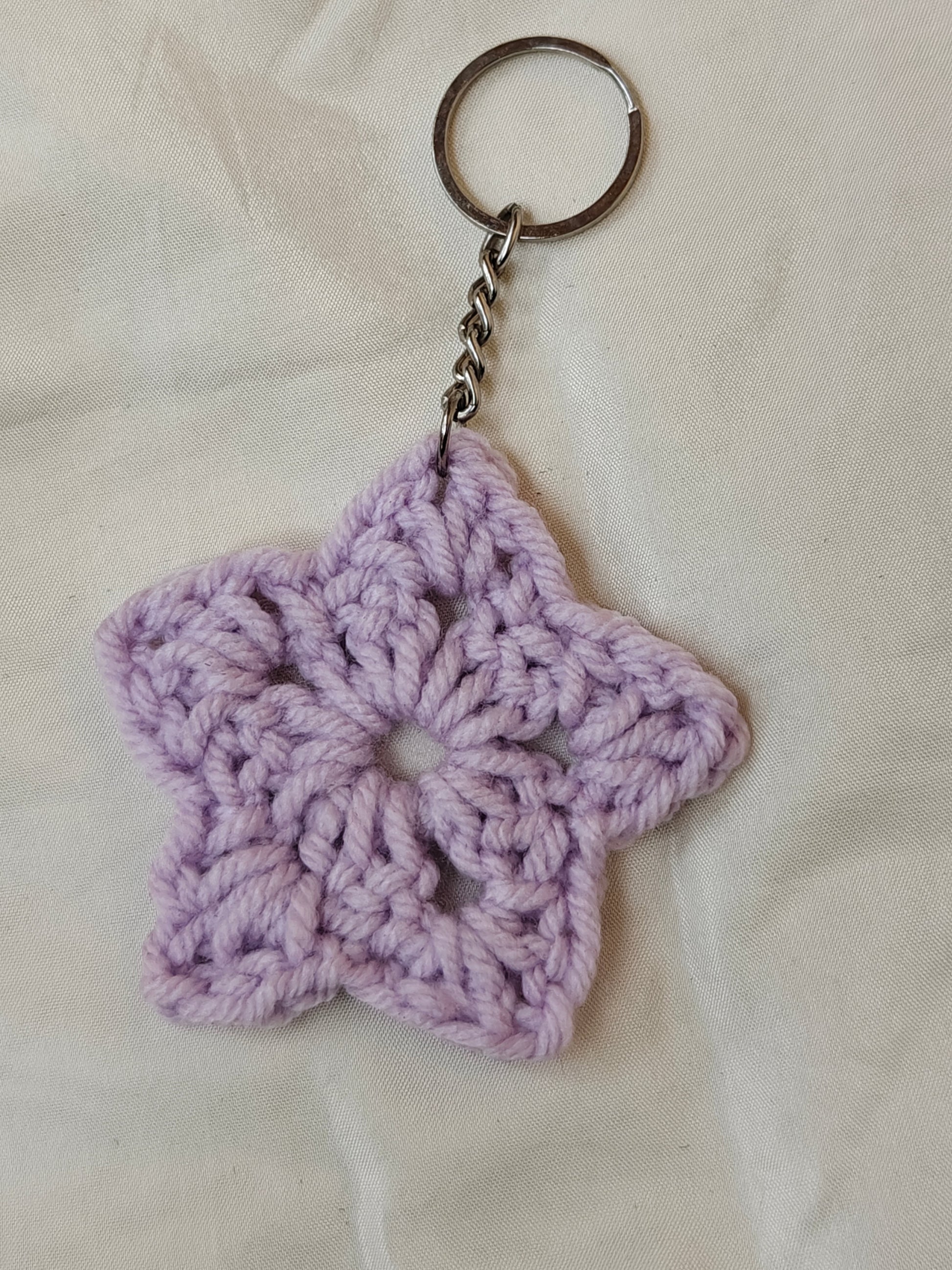Big Star Keychain CrochetByte