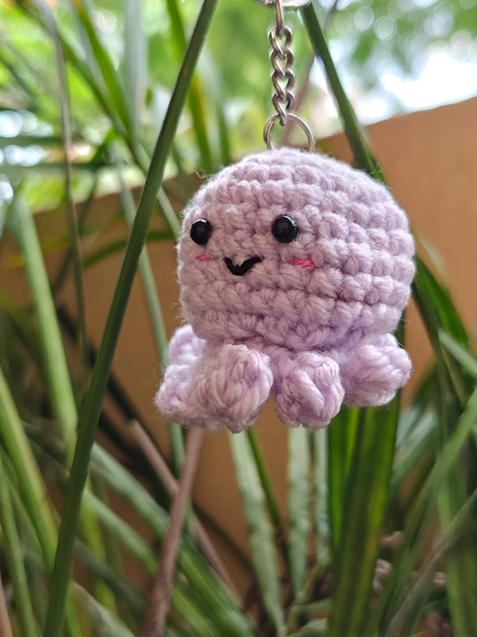 Octopus Keychain CrochetByte